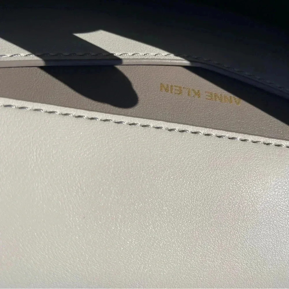 EUC Anne Klein Off-White Ava Faux Leather Backpack Bag - Picture 10 of 17
